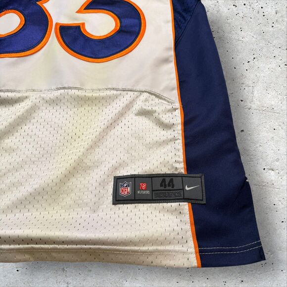 Denver Broncos Wes Welker #83 Nike On Field Stitched Jersey Size 44 White Away - Picture 6 of 10